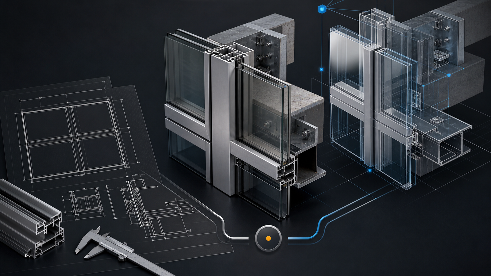 BIM oder klassisches CAD im Vergleich – Bauteil mit Wireframe-Modell